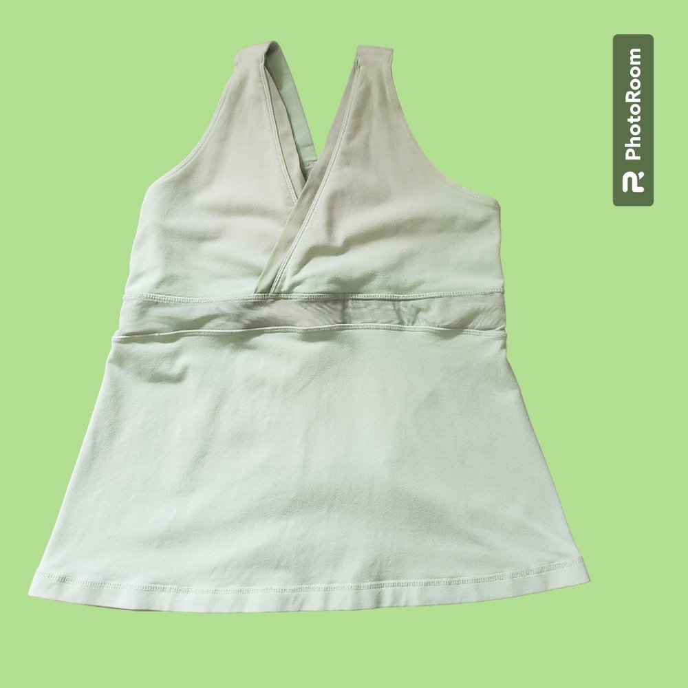 Lululemon Athletica Green Tank Top